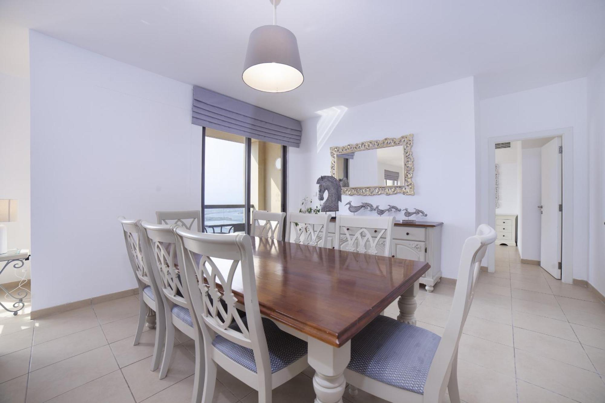 Stunning Marina & Sea View 4 Bedroom Apartment, Murjan 6 Jumeriah अपार्टमेंट *