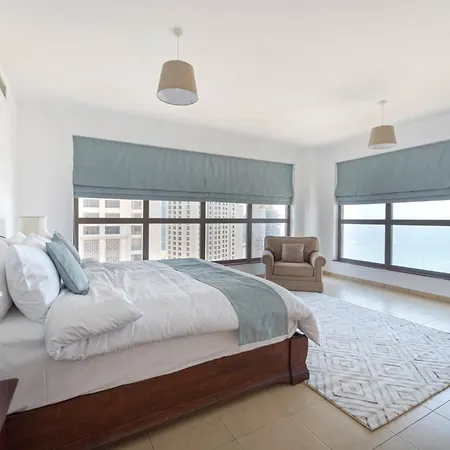 Stunning Marina & Sea View 4 Bedroom Apartment, Murjan 6 Jumeriah Beach Dubai Exterior photo